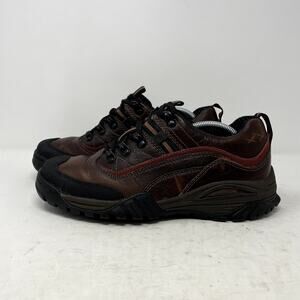 Clarks Leather Muckers Walking Hiking Low Shoes Mens Size 7